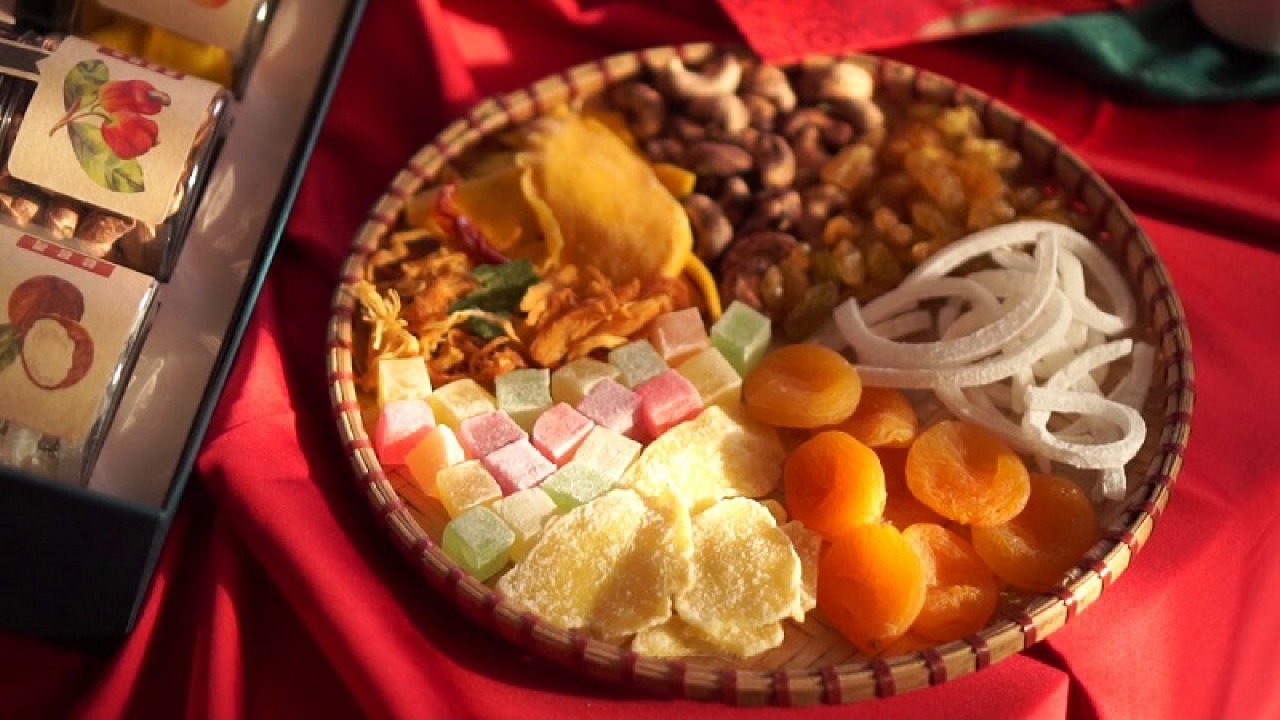 Kẹo mứt làm quà tết