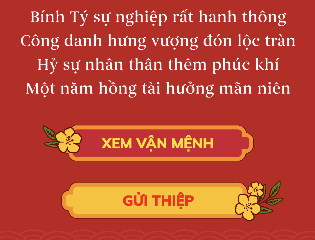 Chọn Gửi thiệp cho người thân, bạn bè