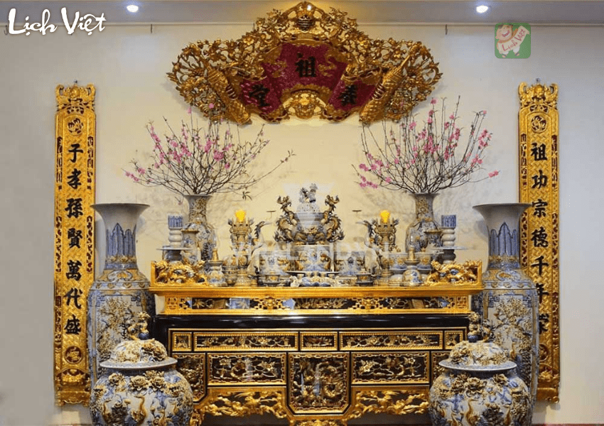 Một số lưu &yacute; khi lựa chọn hoa cắm b&agrave;n thờ