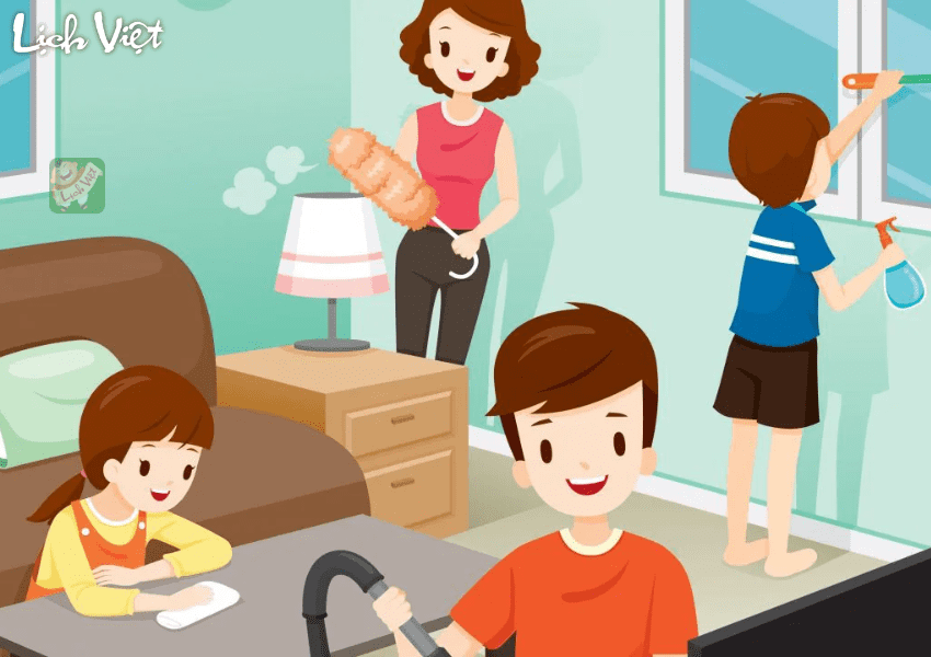 Dọn dẹp, trang tr&iacute; nh&agrave; cửa