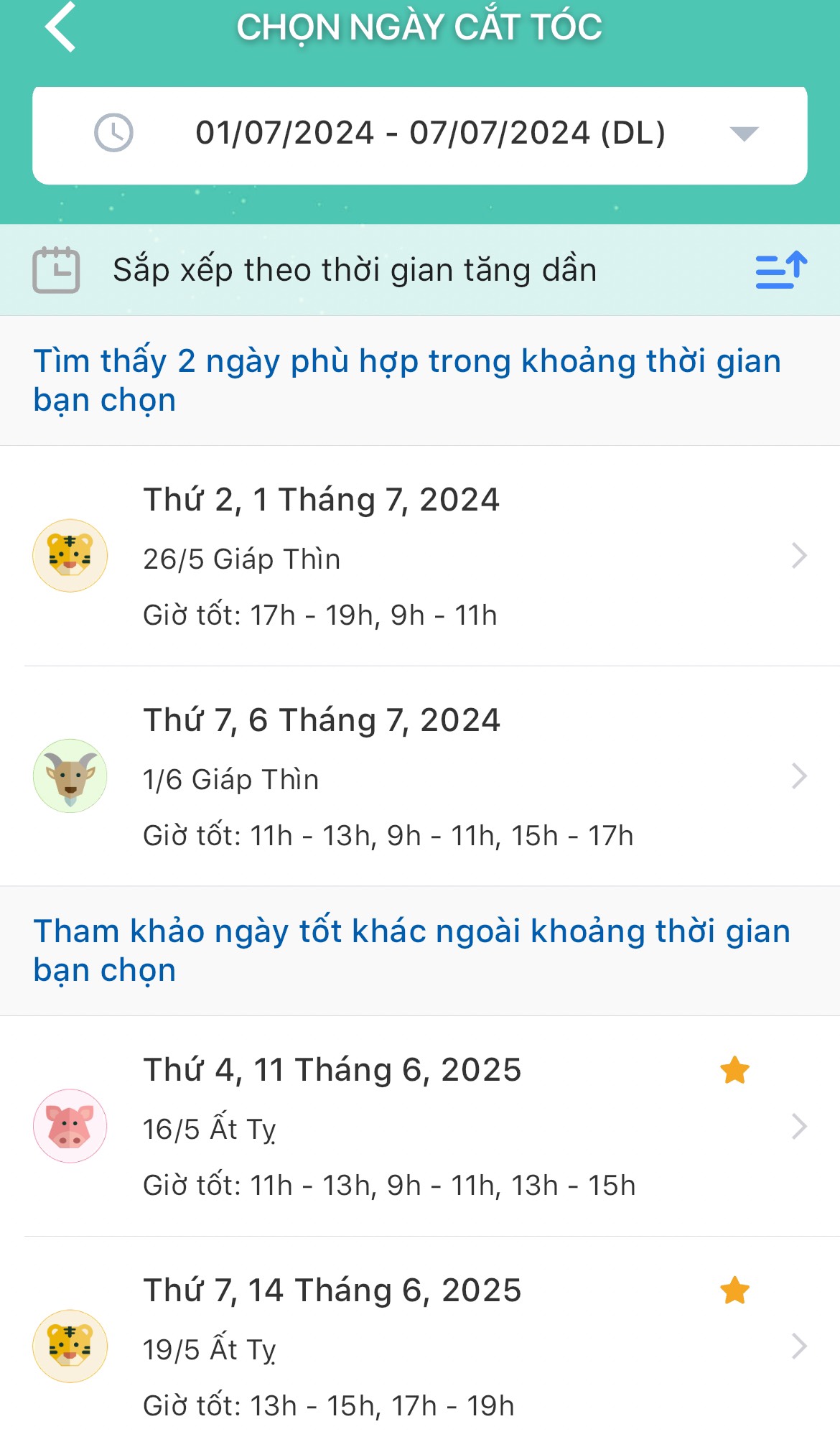 Chọn ngày cắt tóc phù hợp với tuổi của bạn - hình 4