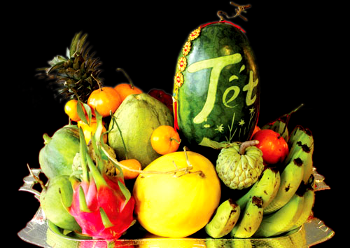 M&acirc;m ngũ quả ng&agrave;y tết