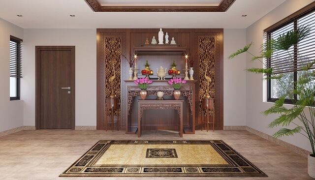 Tầm quan trọng của đặt đúng vị trí ban thờ